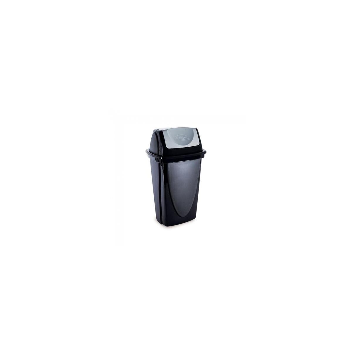 Lixeira Basculante Plasutil Ecoblack 14 Litros Preta - Durável e Funcional