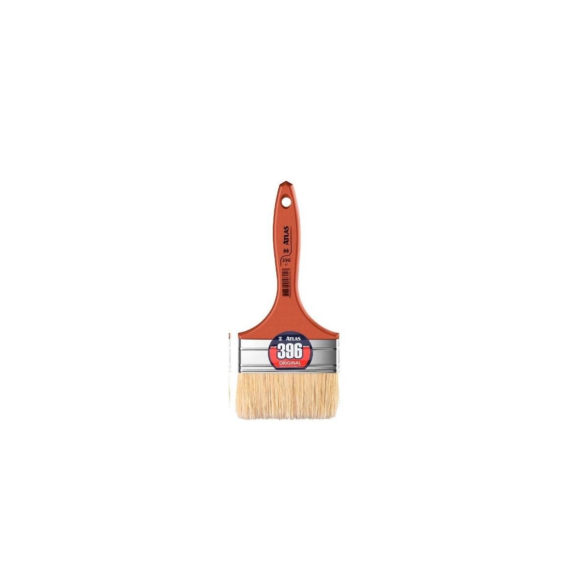 Pincel Fibra Natural para Stain e Vernizes Atlas 4 Polegadas