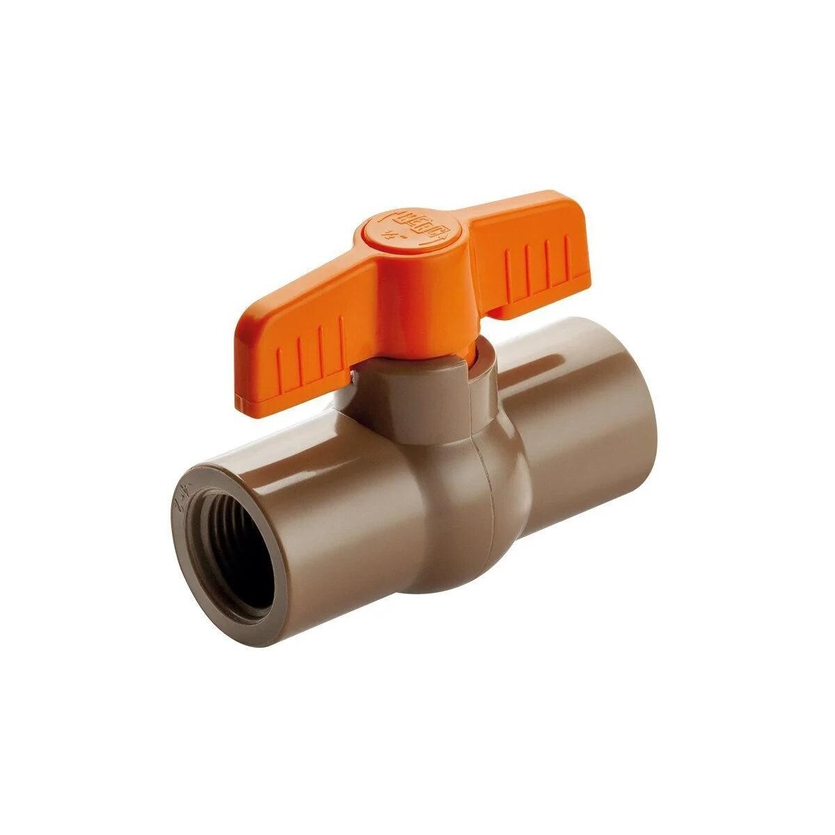 Registro Esfera Rosca Interna 1/2" Herc para Instalações Hidráulicas