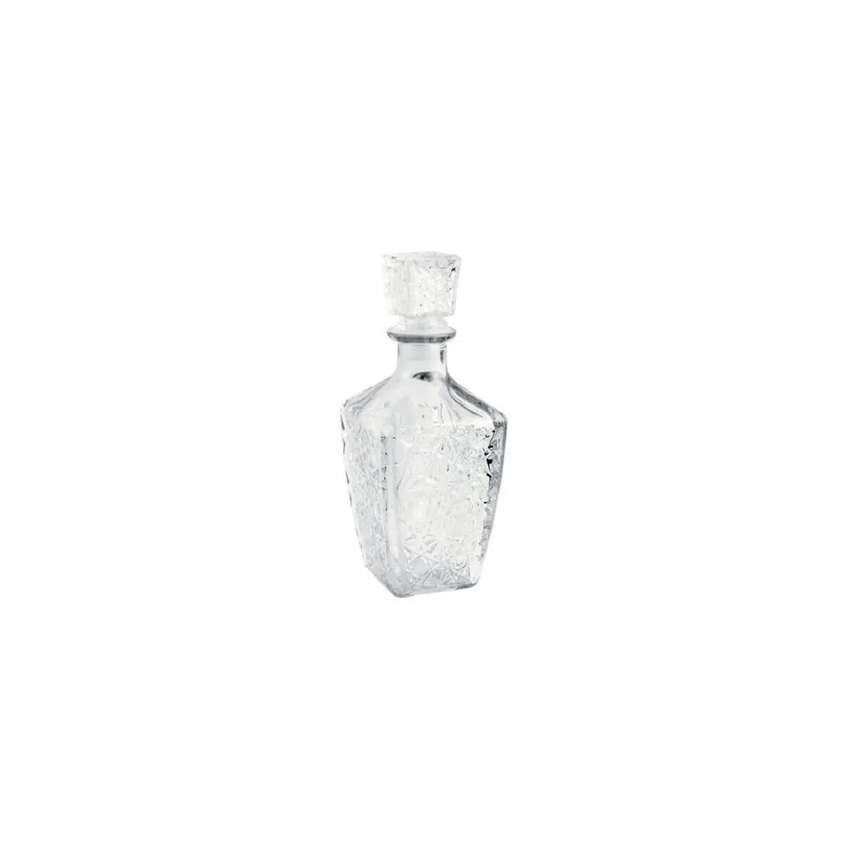 Garrafa de Whisky Vidro Transparente Lijita 800ml Mimo Style