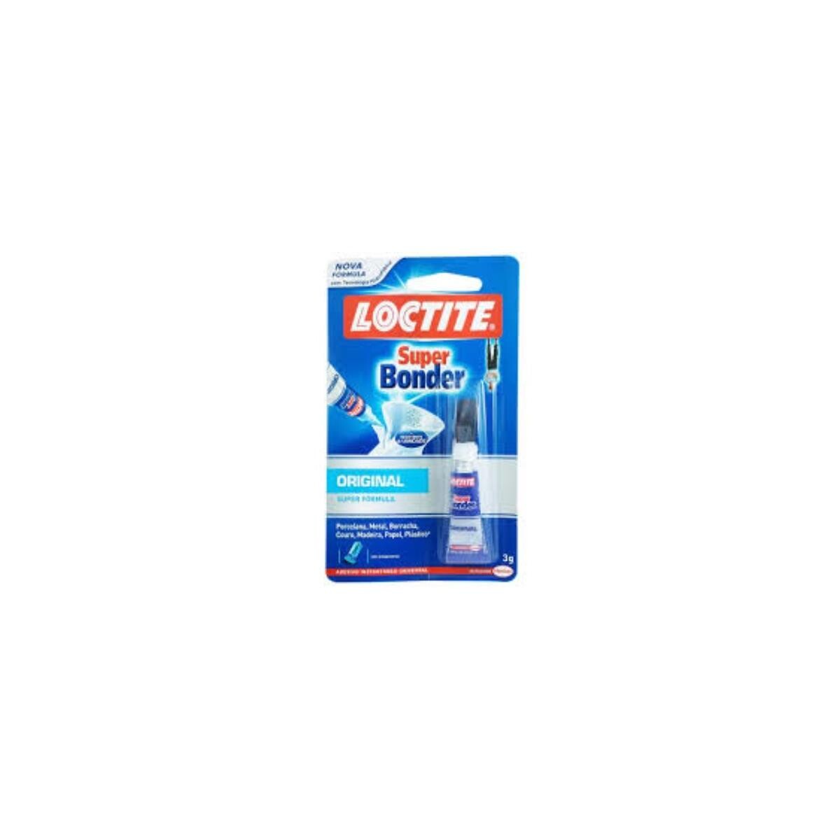 Cola Super Bonder Loctite Original 3g Adesivo Instantâneo