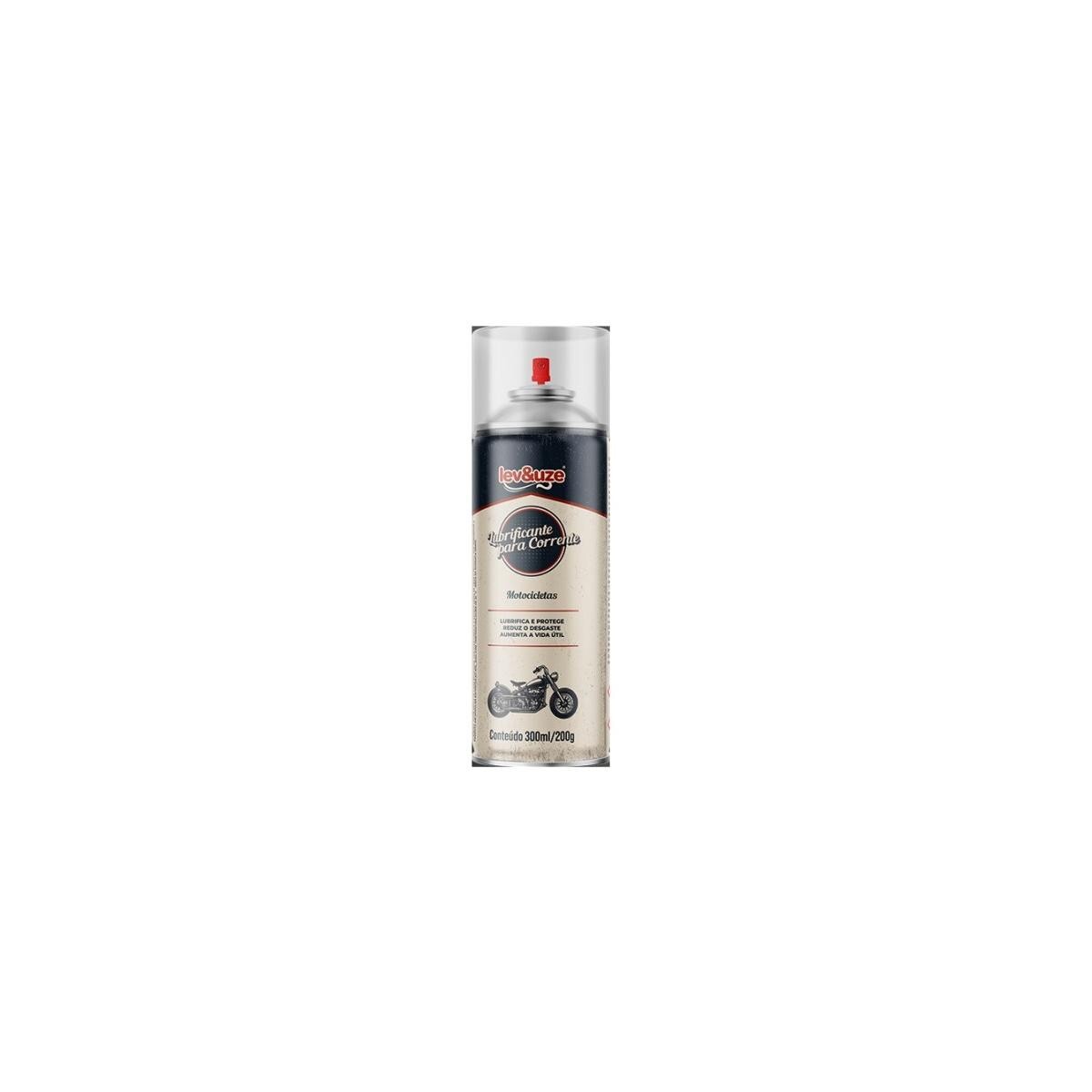 Lubrificante Corrente Moto Spray Lev&uze 300ml/150g