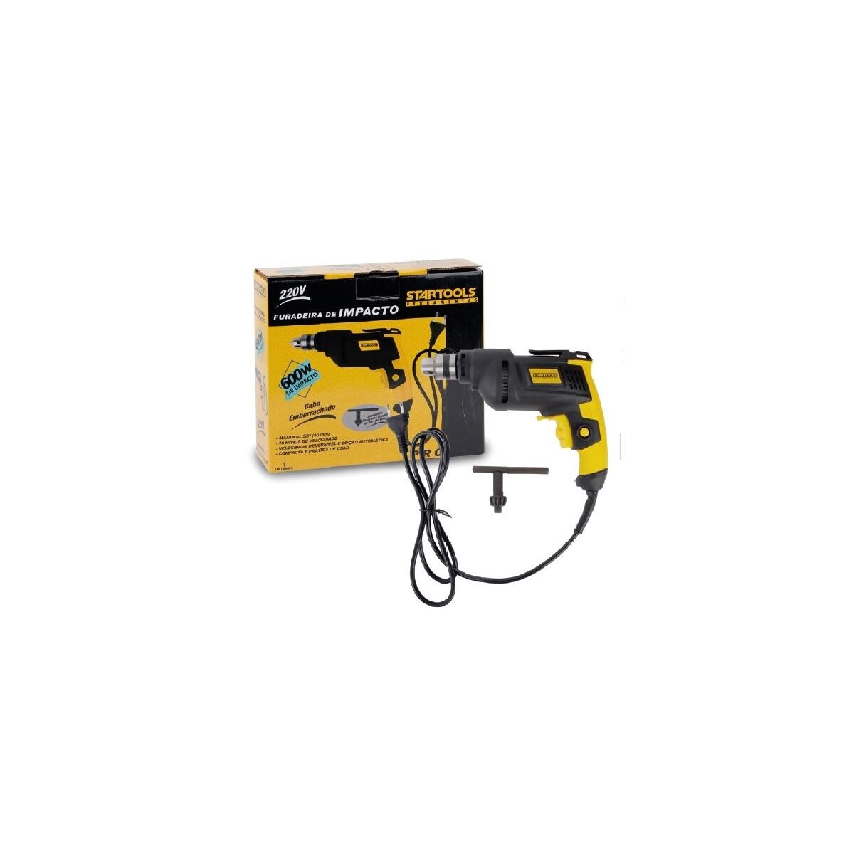 Furadeira de Impacto Startools 600w 220v - Potência e Durabilidade
