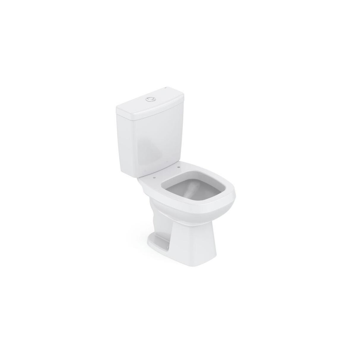 Bacia com Caixa Acoplada City 3/6l Cinza Prata