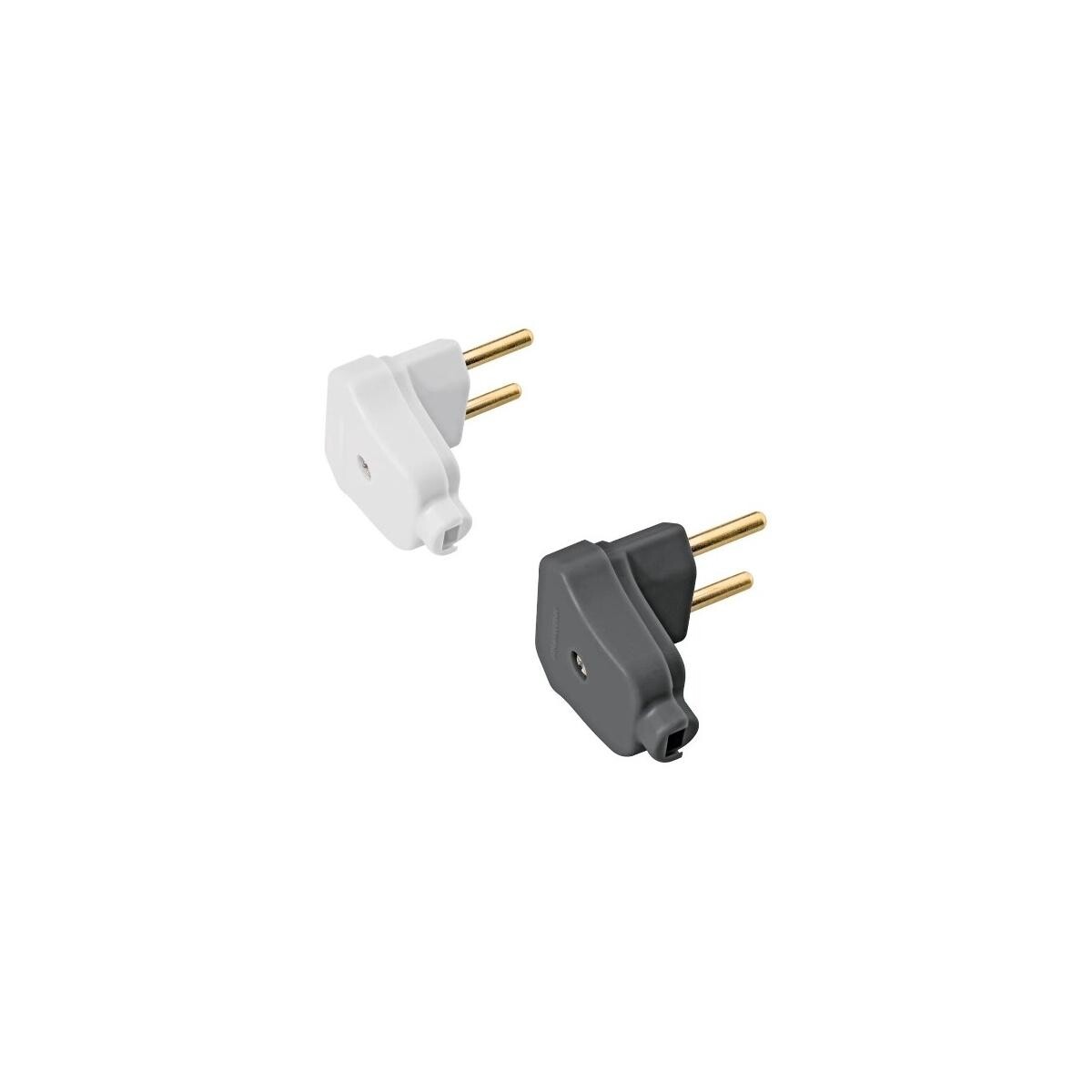 Plug Angular Tramontina 57412/905 Preto/branco