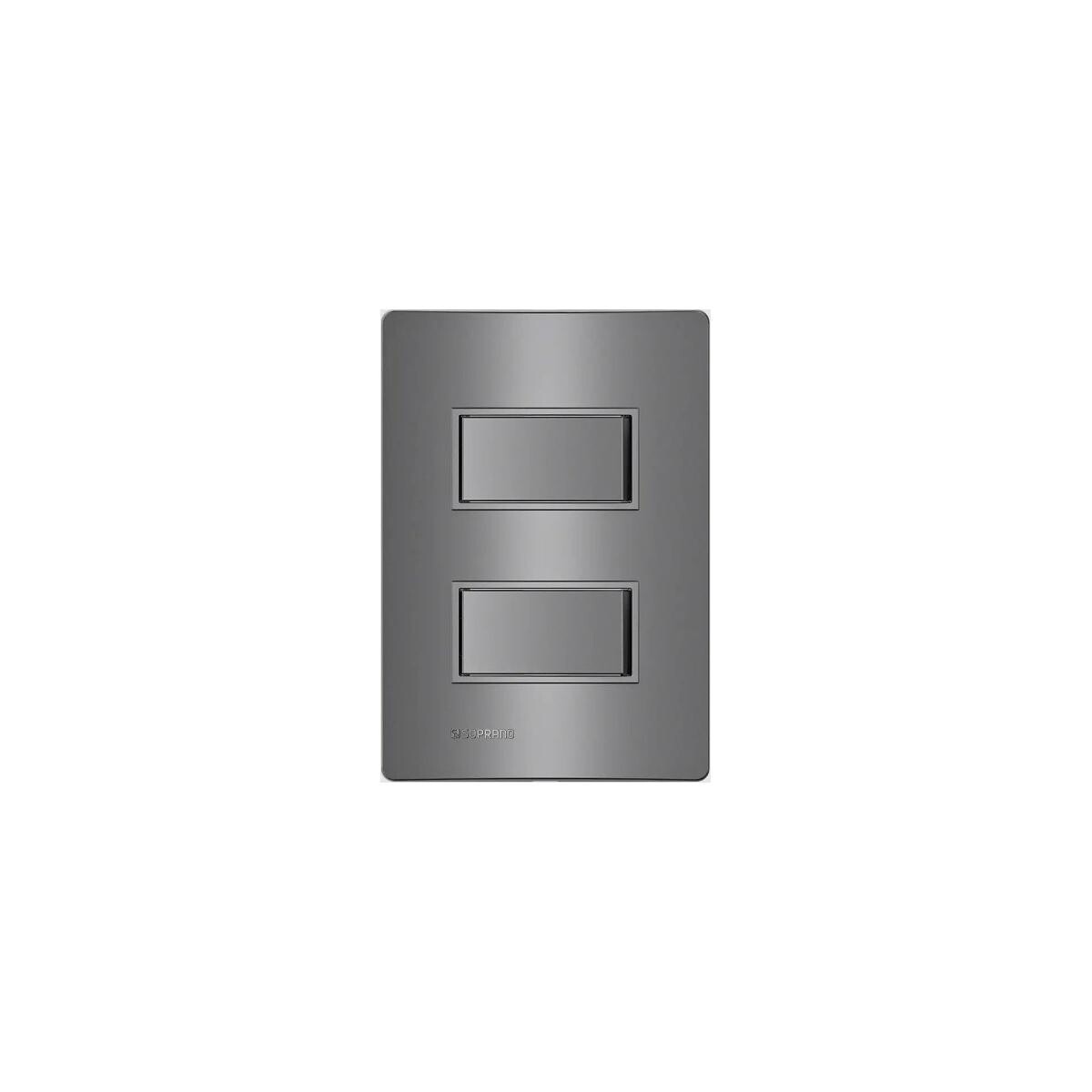 Interruptor 2 Teclas 10a Soprano Revita Ct Branco