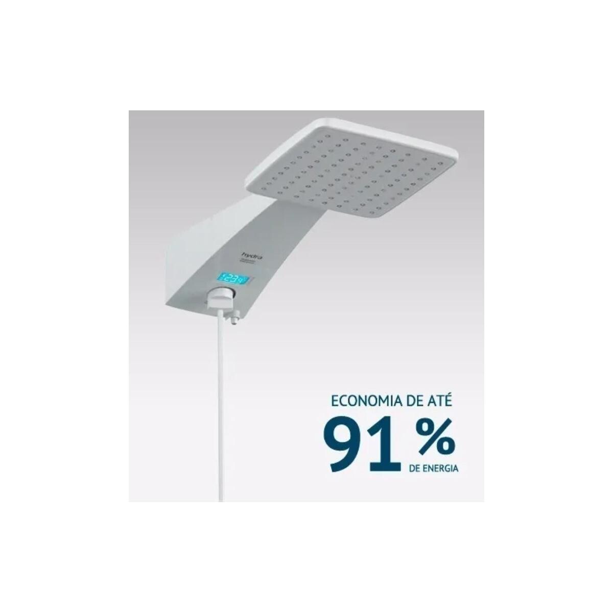 Chuveiro Ducha Hydra Quadrattat Plus Digital Branca 7700w