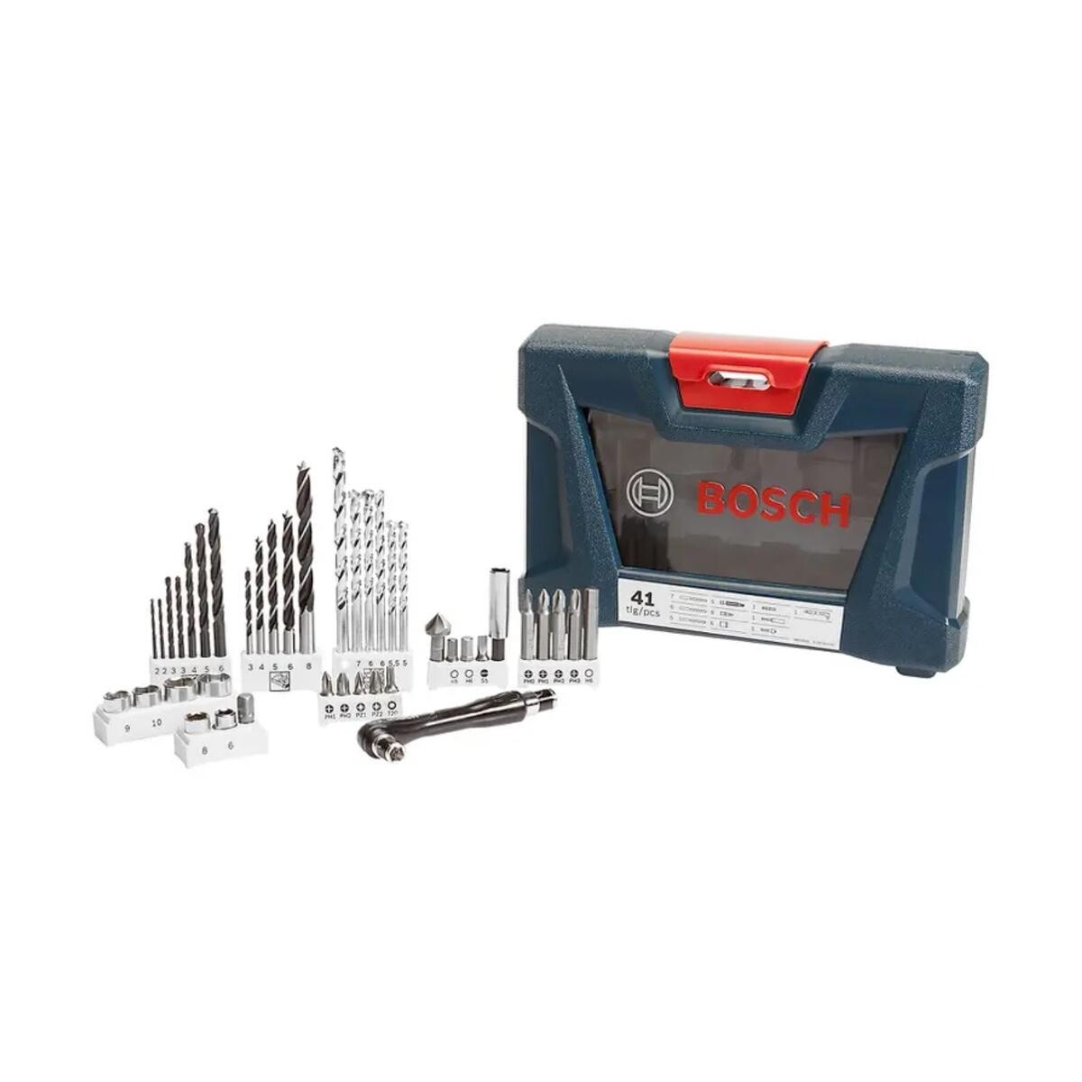 Kit de Ferramentas 41 Peças Bosch V-line - Versatilidade e Durabilidade