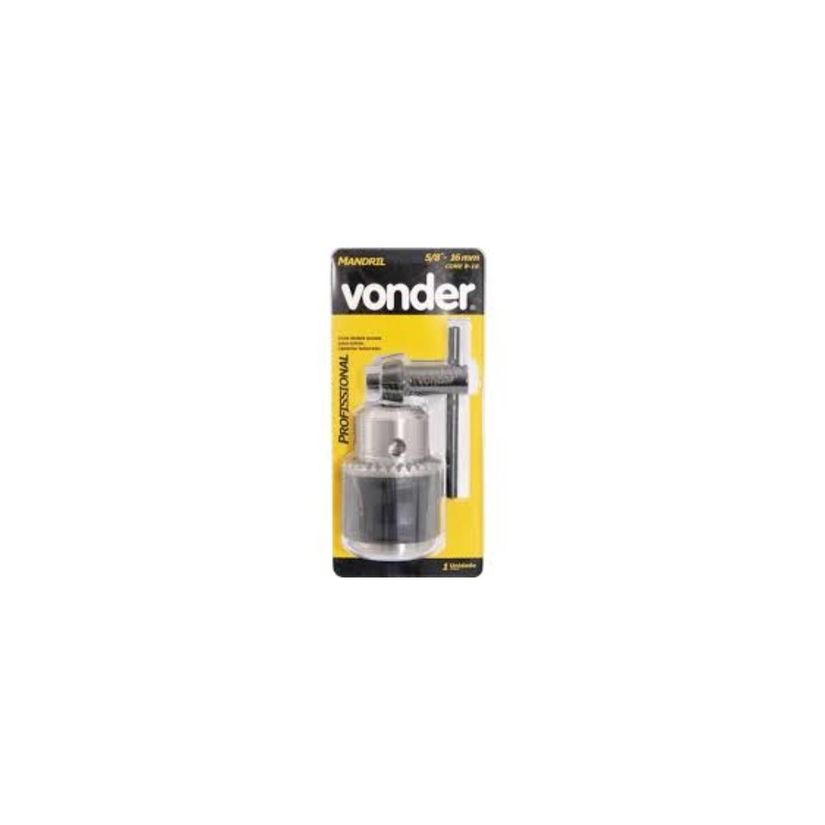 Mandril Profissional 1/2'' Rosca 1/2'' 20unf Vonder