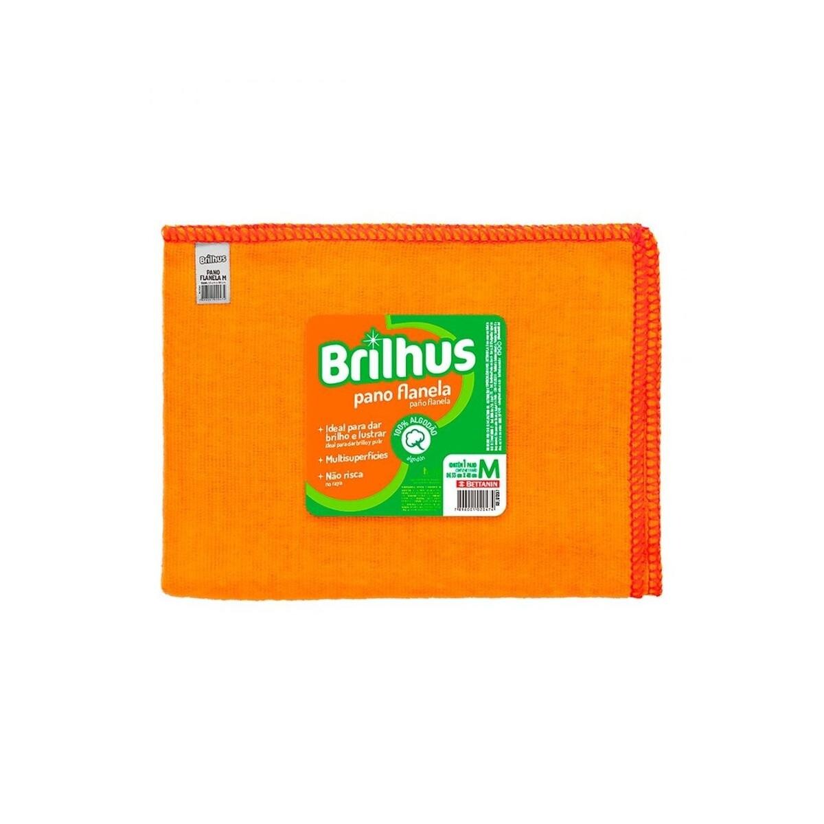 Flanela de Algodão Bettanin Brilhus Tamanho M para Limpeza