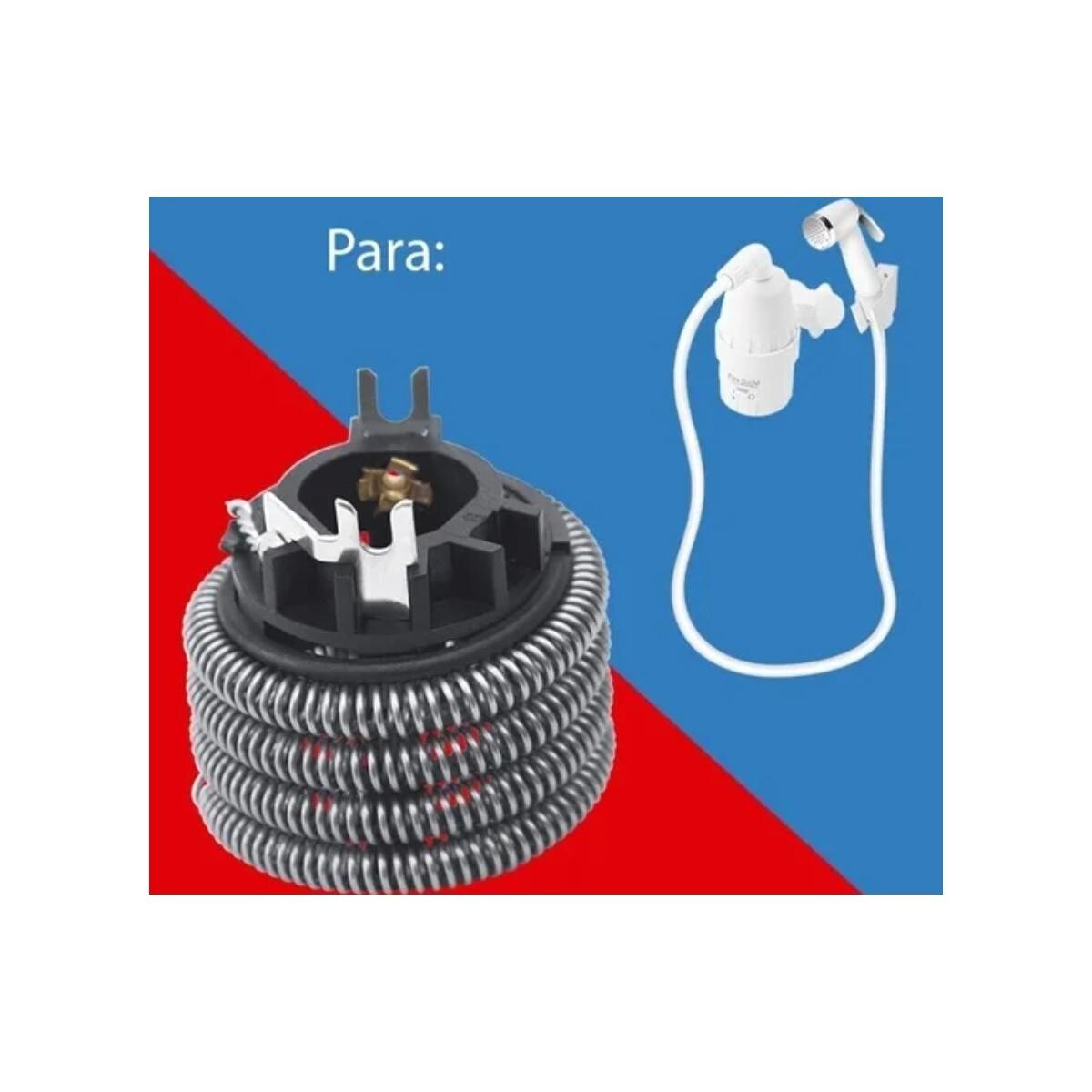 Resistência Fame Flex Ducha 4000w 220v Prateado Cod 1572