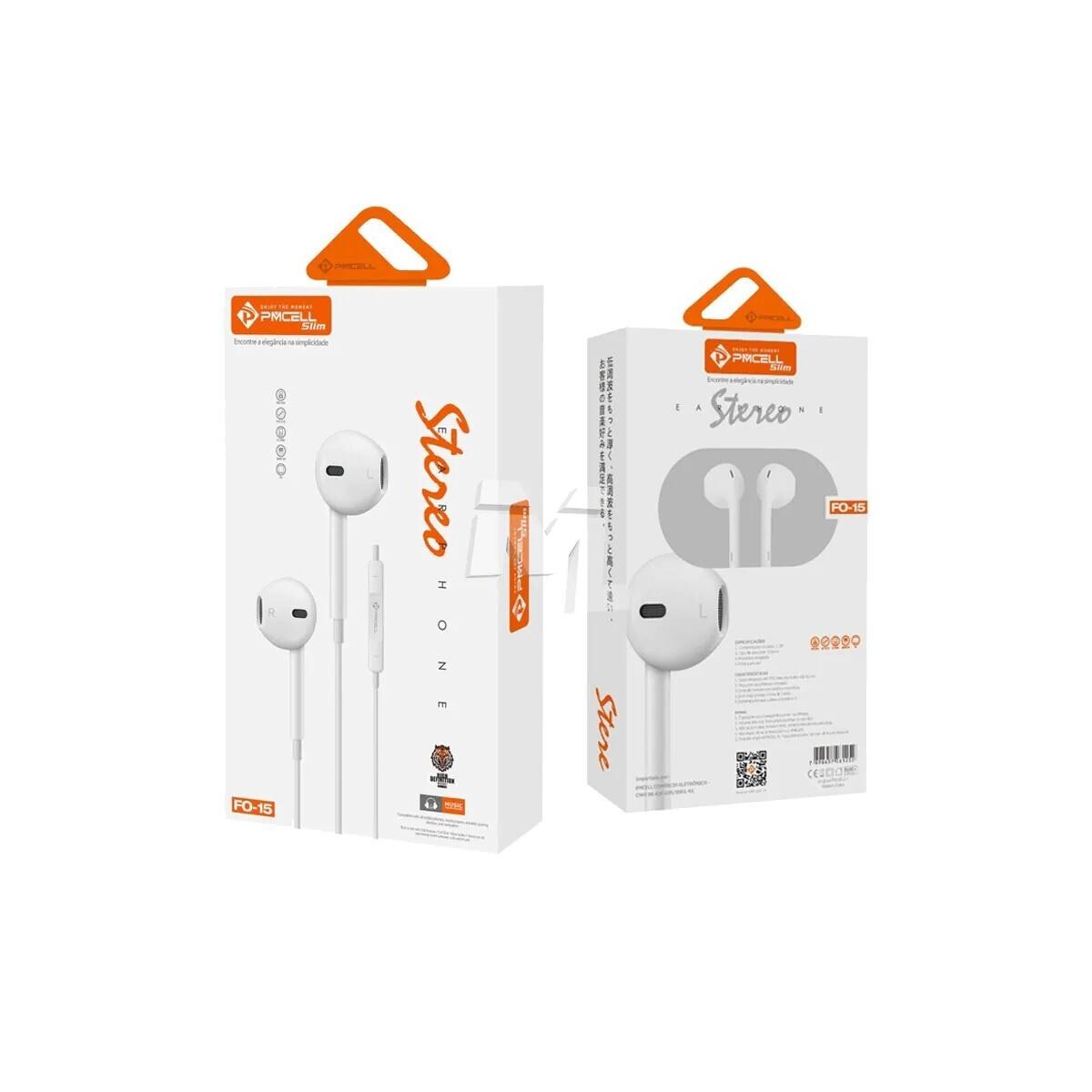 Fone de Ouvido Fo Fo-15 Branco: Durabilidade e Conforto
