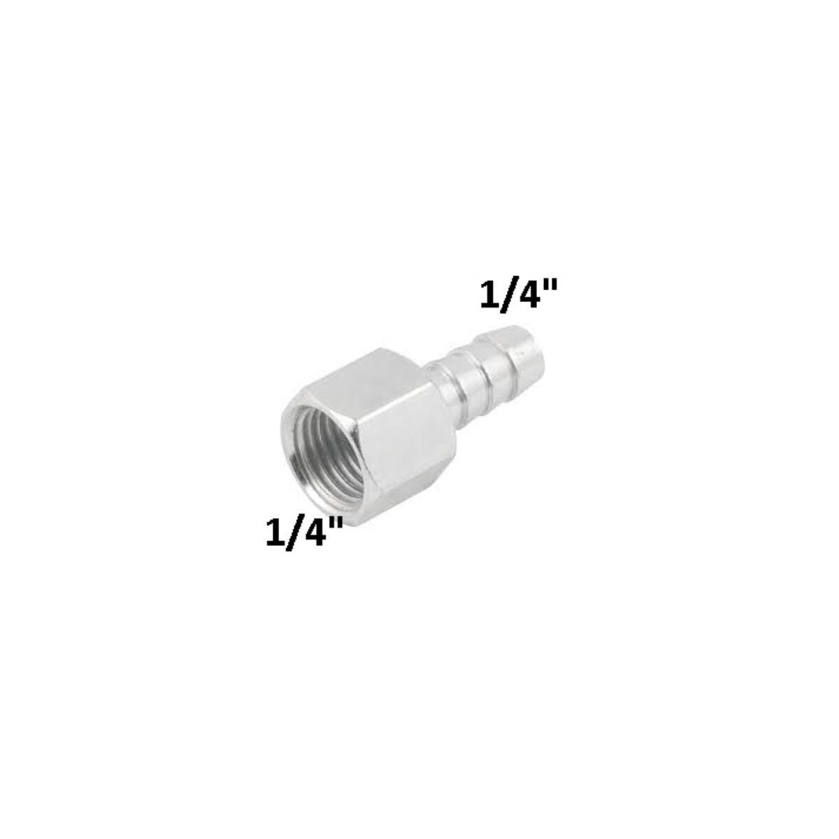 Conector Espigão Fêmea 1/4x1/4 para Mangueiras