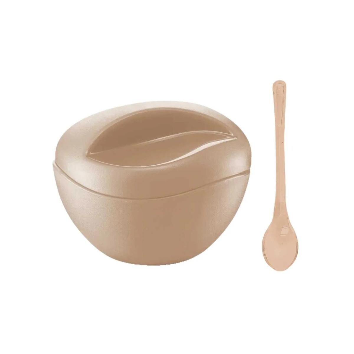 Açucareiro Capuccino Uz Plástico para Cozinha e Café Cor Capuccino