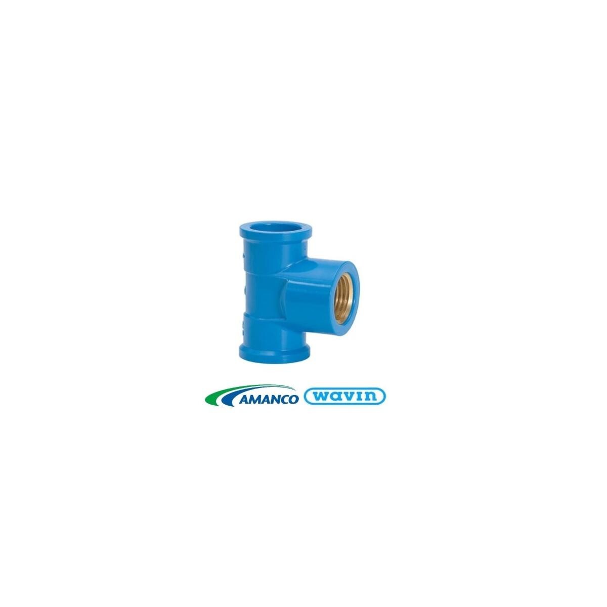 Tê Azul Lat 25 X 1/2 Amanco - Condução de água Fria
