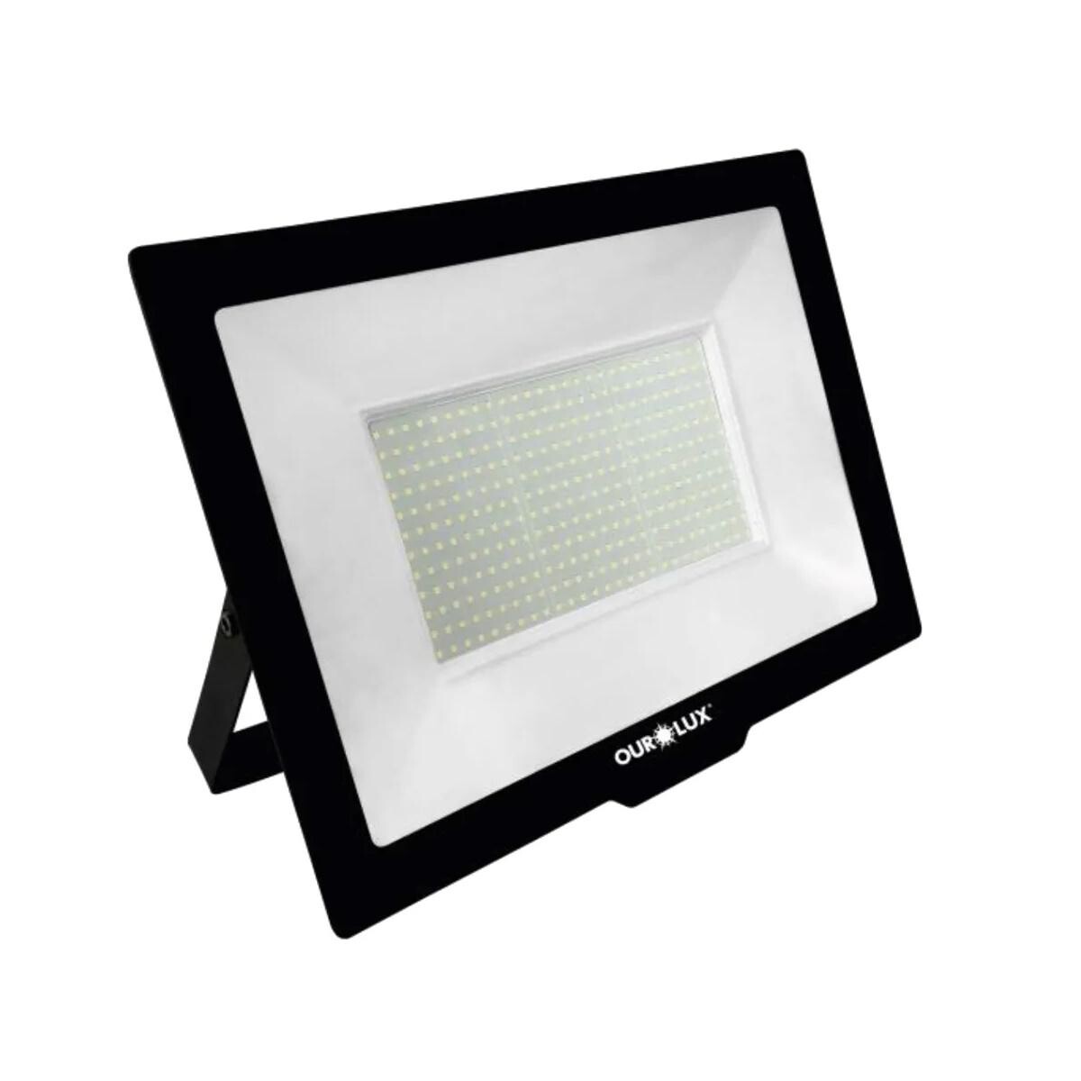 Refletor Led Slim 400w Bivolt 6500k Ourolux