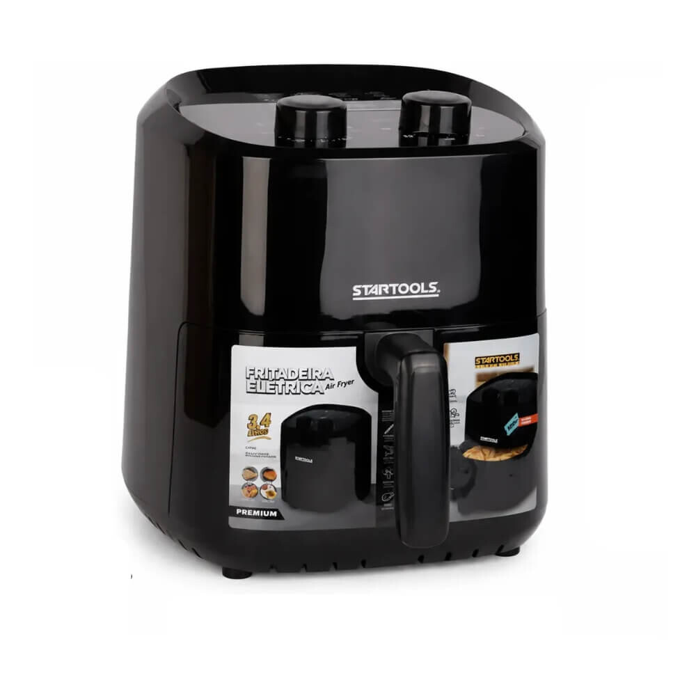 Airfryer Premium Fritadeira Elétrica Preta Sem óleo - Alta Performance
