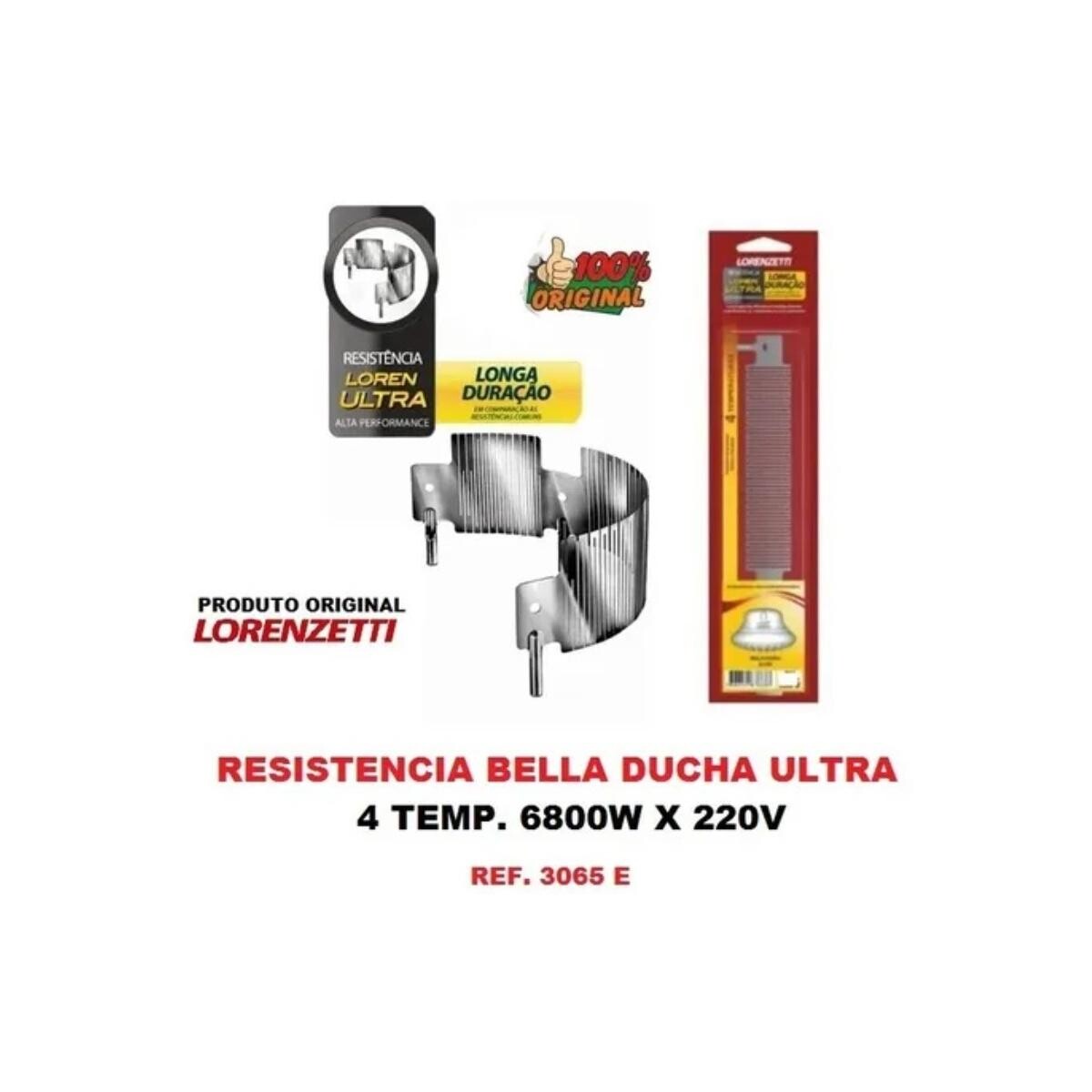 Resistência Ducha Lorenzetti Bella Ducha Ultra 6800w Original