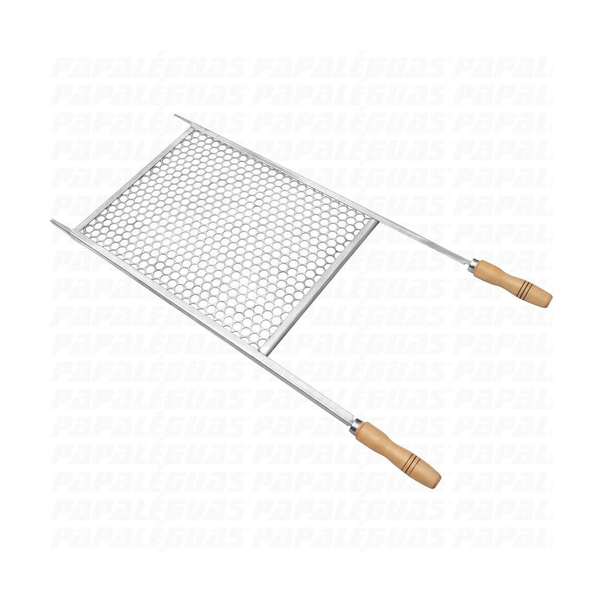 Grelha Inox Papaleguas 50x50 Quadrada para Ralo e Escoamento