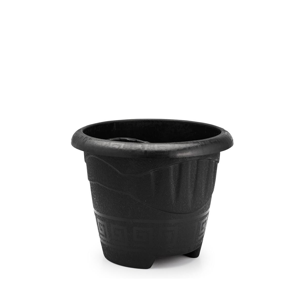 Vaso Redondo Premium 9 Litros Grande Preto