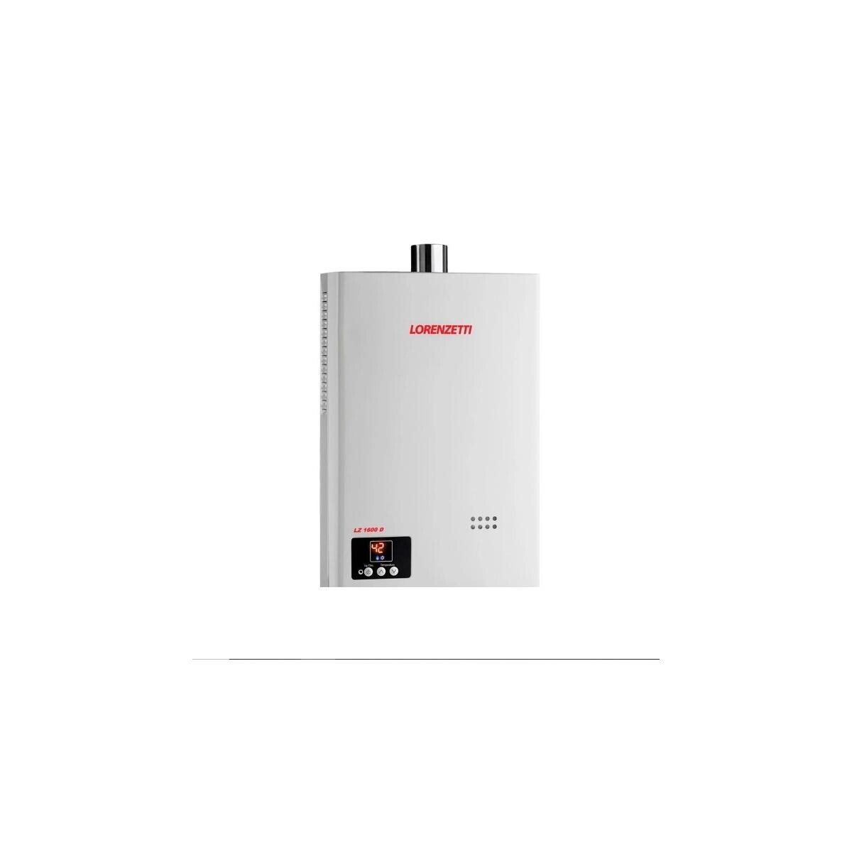 Aquecedor a Gás Lorenzetti Lz 1600 Glp Digital de Passagem