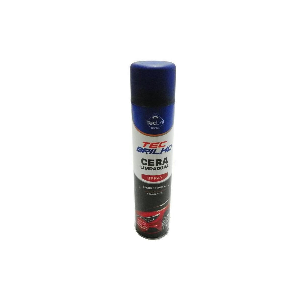 Cera para Polir Spray Tecbril | Brilho Intenso e Proteção Duradoura