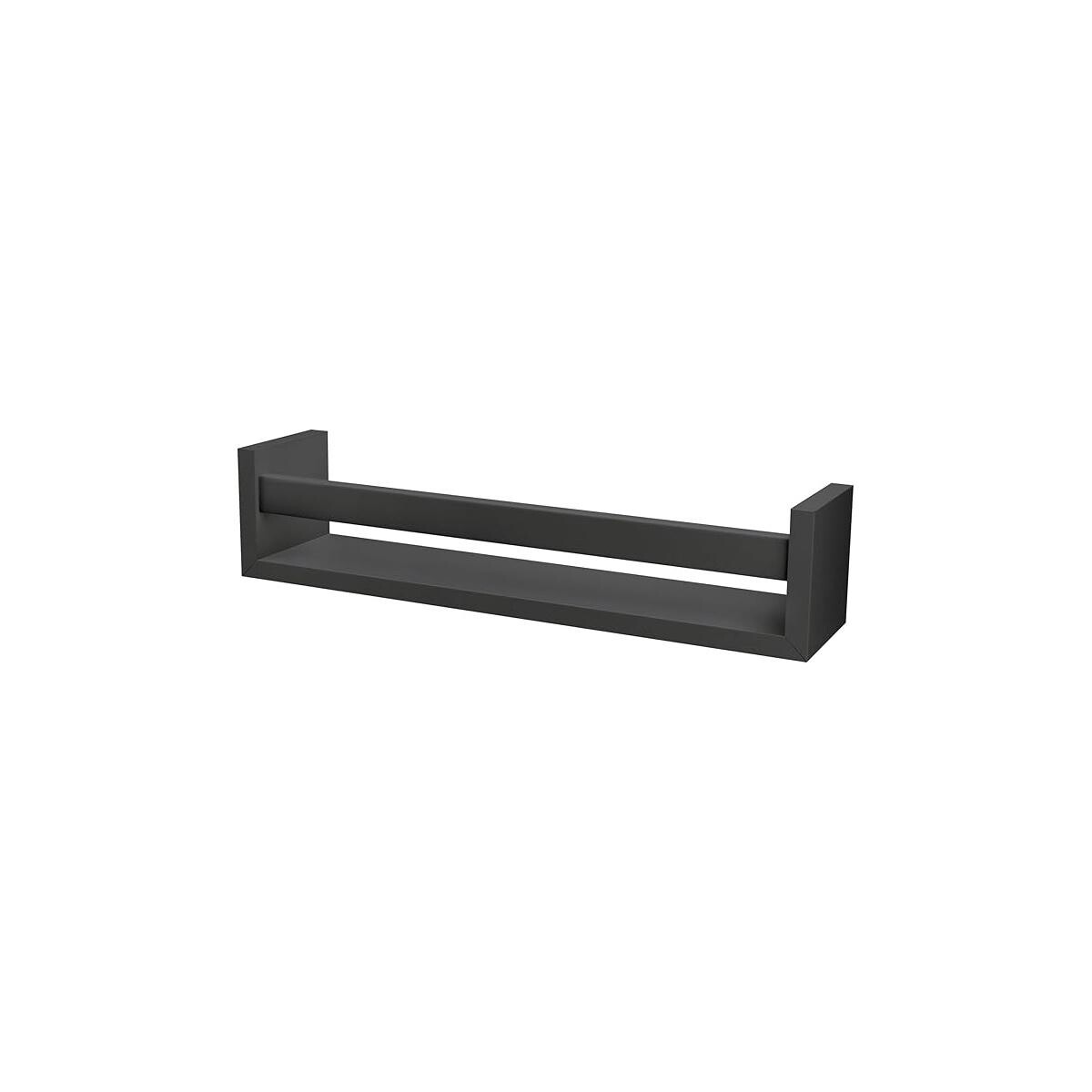 Prateleira de Canto Prat-k Revestimento Preto 10x10x45cm Banheiro