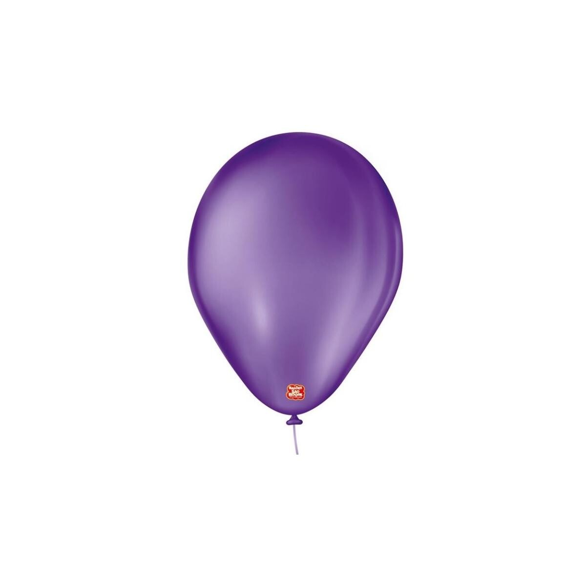 Balão Liso Roxo São Roque 7 Polegadas - Pacote com 50 Unidades