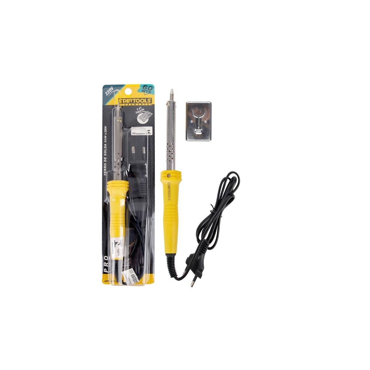 Ferro de Solda Startools 60w 220v Cabo Plástico Profissional