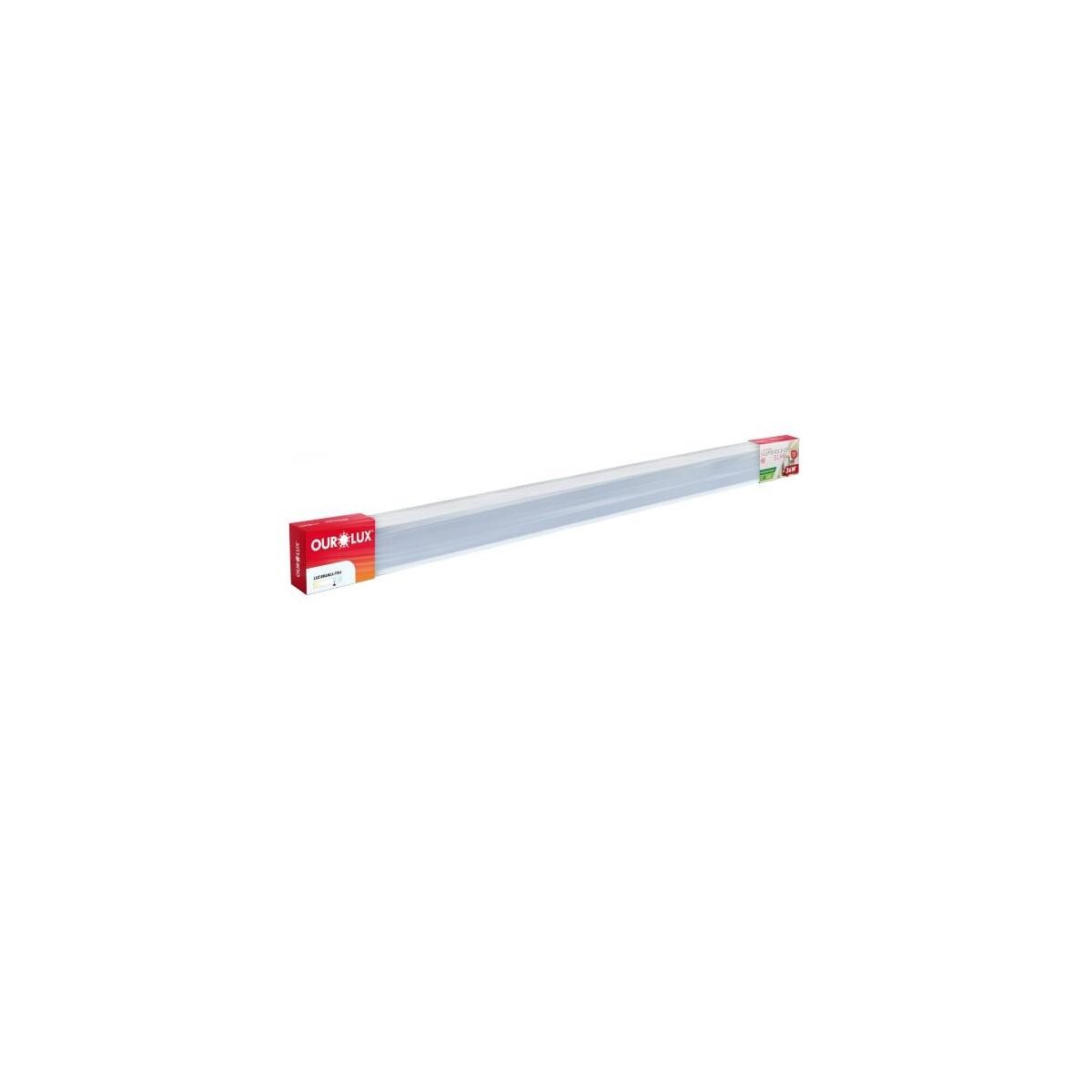 Kit C/ 10 Pç Luminárias Led Plafon Slim Linea 36w Tub. Estru