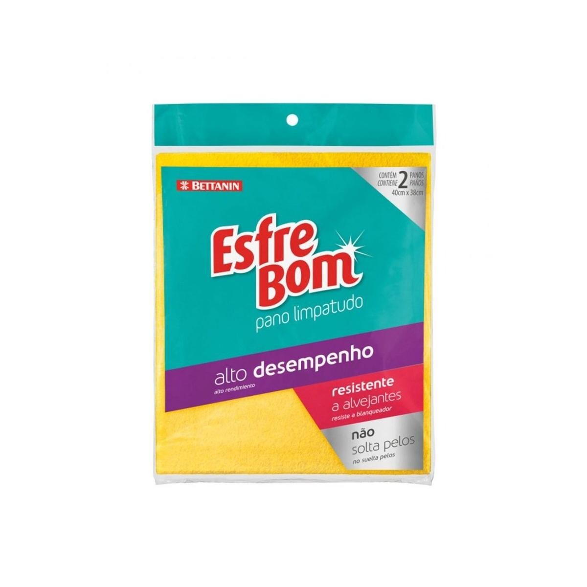 Pano Limpa Tudo Viscose Bettanin Esfrebom Multiuso Alta Performance