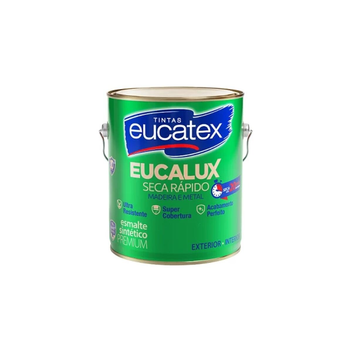 Tinta Esmalte Acetinada 3,6l Branco para Superfícies Internas e Externas