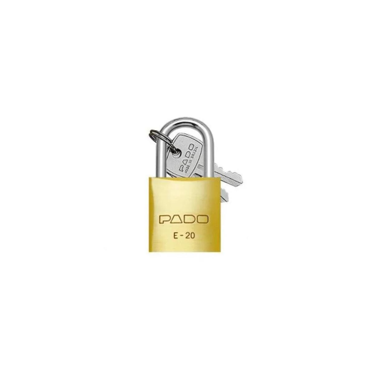 Cadeado Pado 20mm Latão Maciço