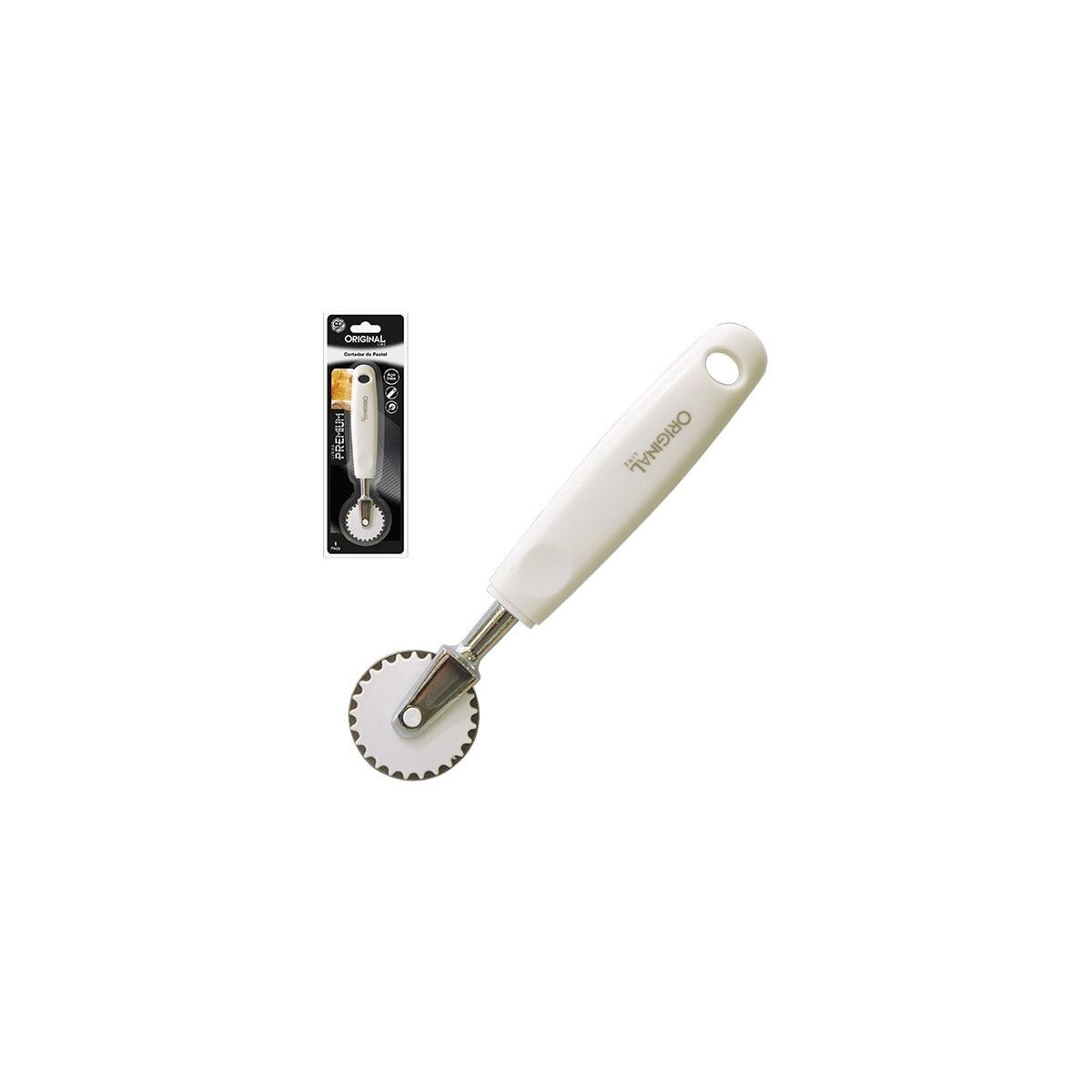 Carretilha Cortador Fecha Massa Pastel Salgados Inox Premium