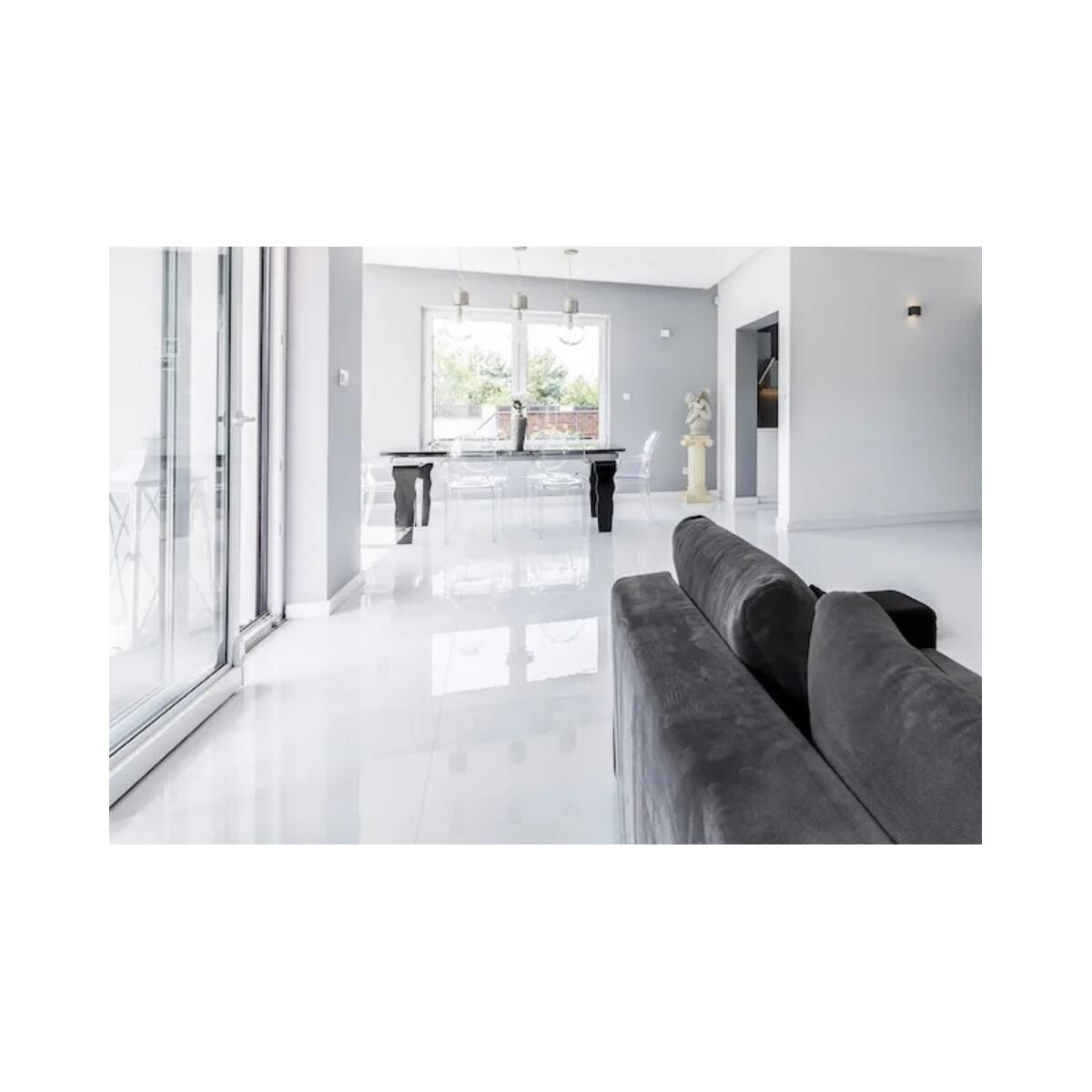 Porcelanato Delta 73x73 Cotton Polido | Brilho Intenso