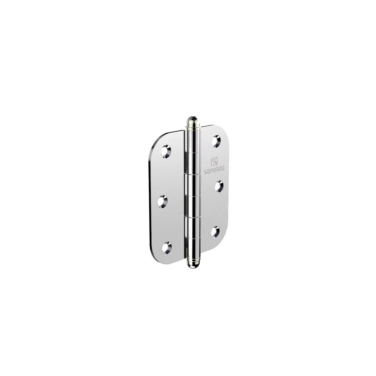 Dobradiça Pino Solto Soprano Cromada 3" Redonda