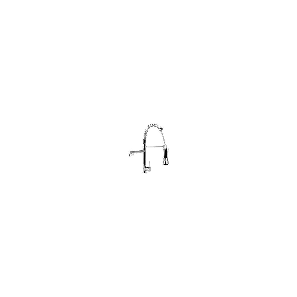 Misturador Monocomando Gourmet Inox Duas Saídas - Rainha