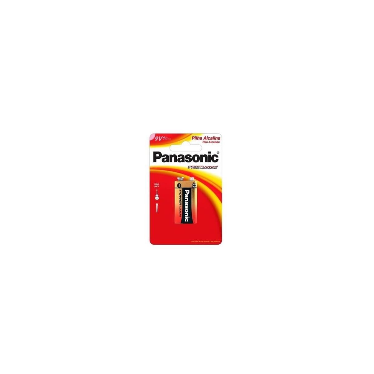 Bateria 9v Alcalina Panasonic Premium Cartela 1 Unidade
