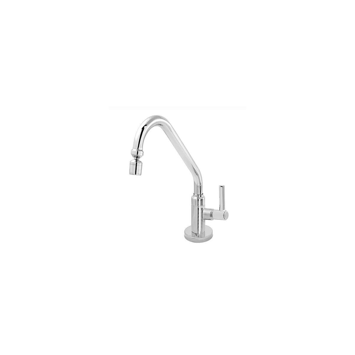 Torneira Cozinha Cano Alto Slim 1/4 Volta Bancada - Rainha