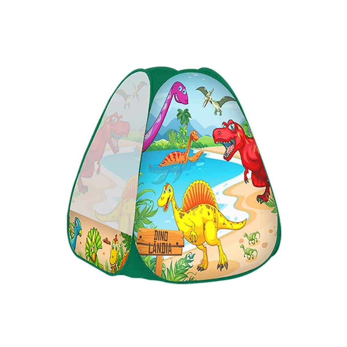 Barraca Infantil Dino Tenda Brinquedo Portátil Fácil Montagem