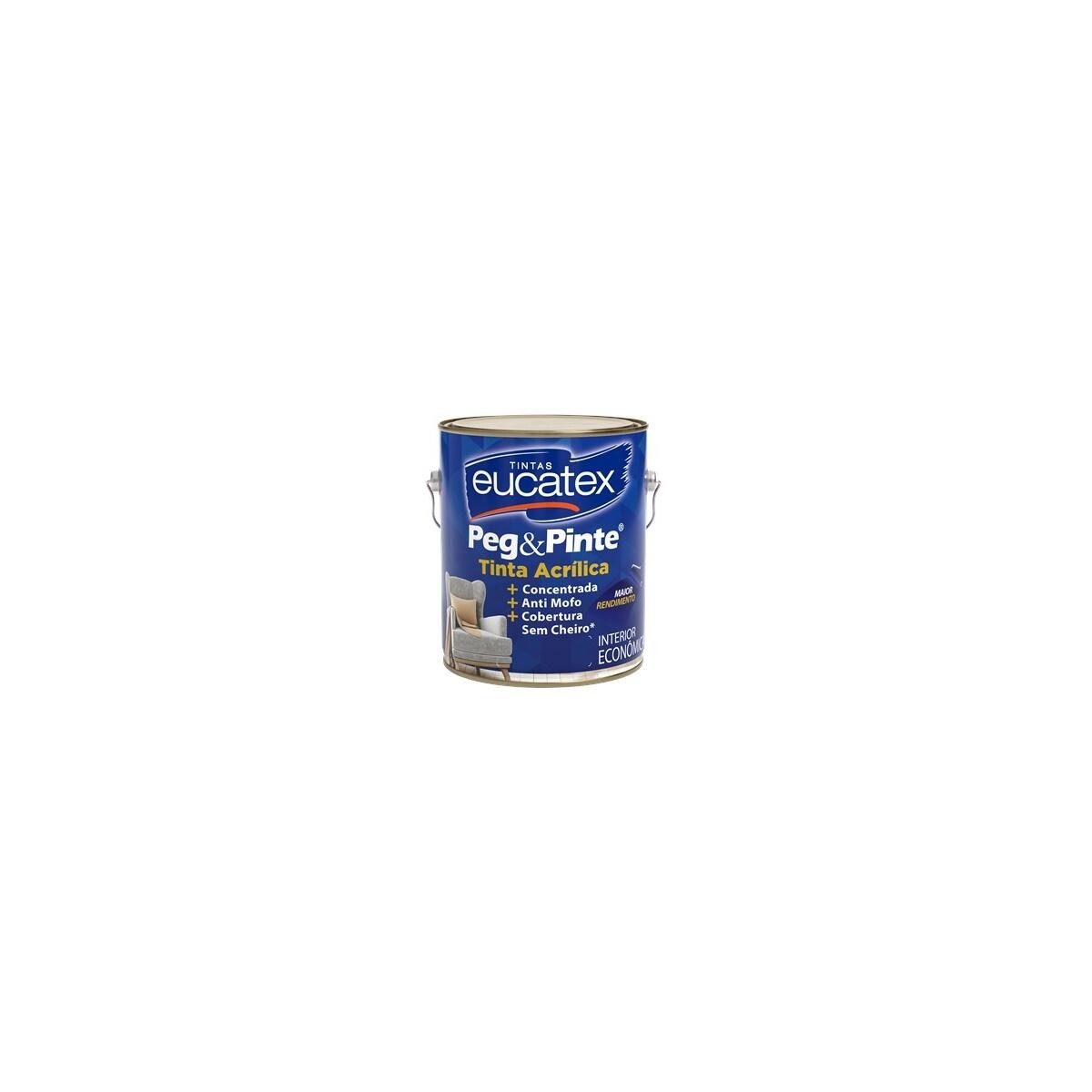 Tinta Acrílica Azul Navegante 3,6l - Peg&pinte - Alta Cobertura