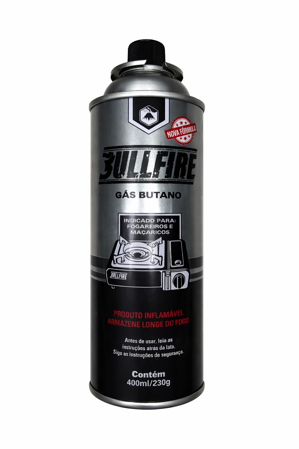 Gas para Macarico 400ml/230g Bullfire