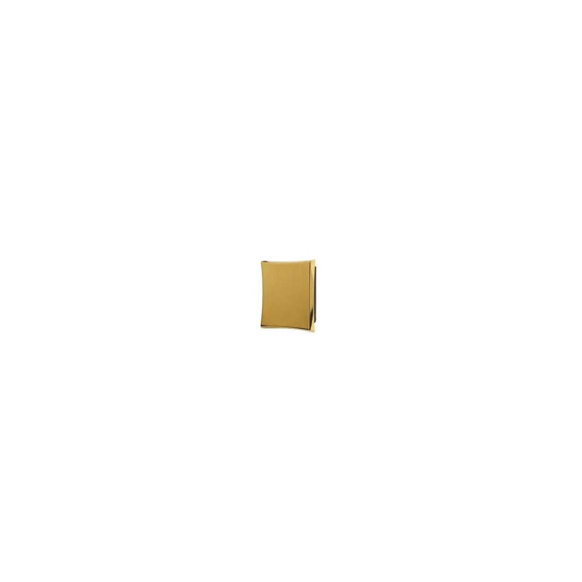 Acabamento para Válvula de Descarga Metálico Abaulado Gold Brilhante Rainha