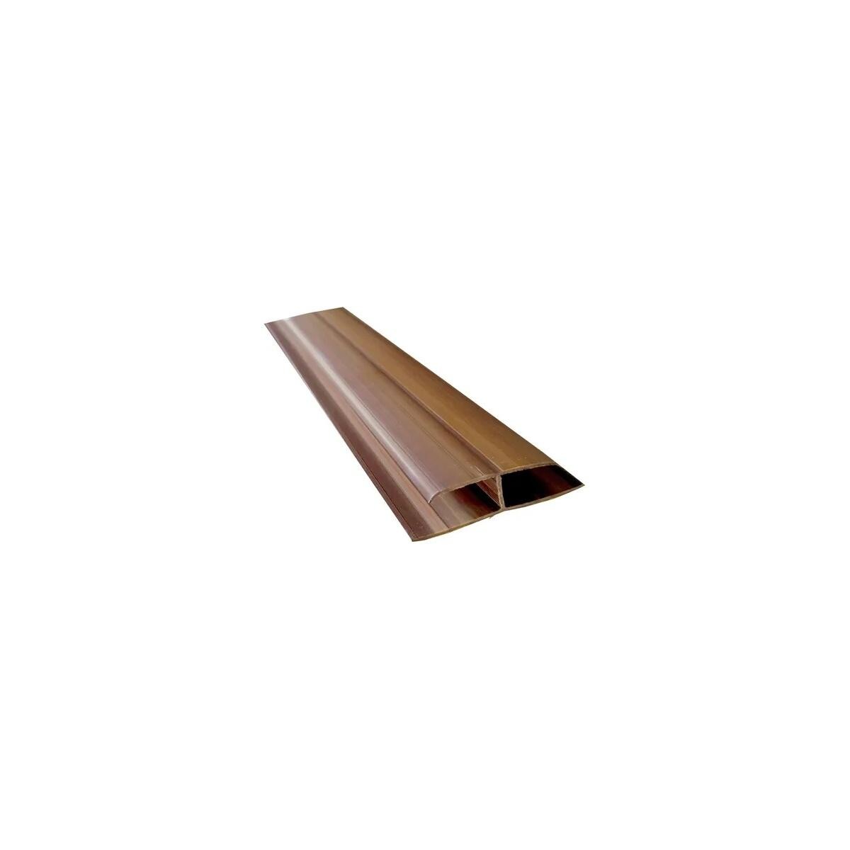 Emenda Pvc Madeira Tipo H 6 Metros - São Jorge