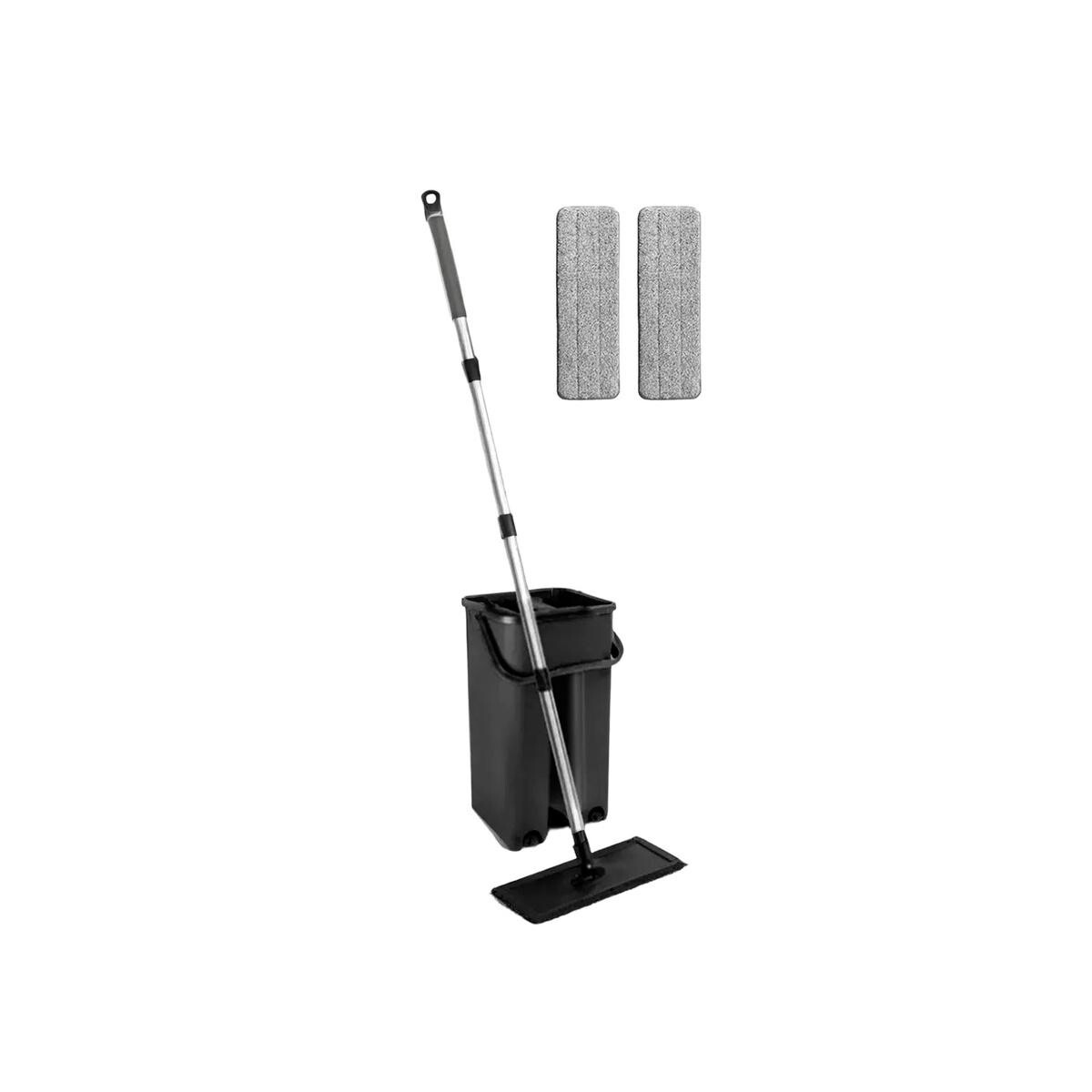Mop Retangular Flat Balde 5l de Plástico - Limpeza Durável e Eficiente
