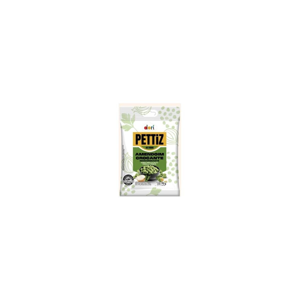 Amendoim Pettiz Cebola/salsa Dori 70g | Snack Energético Obra