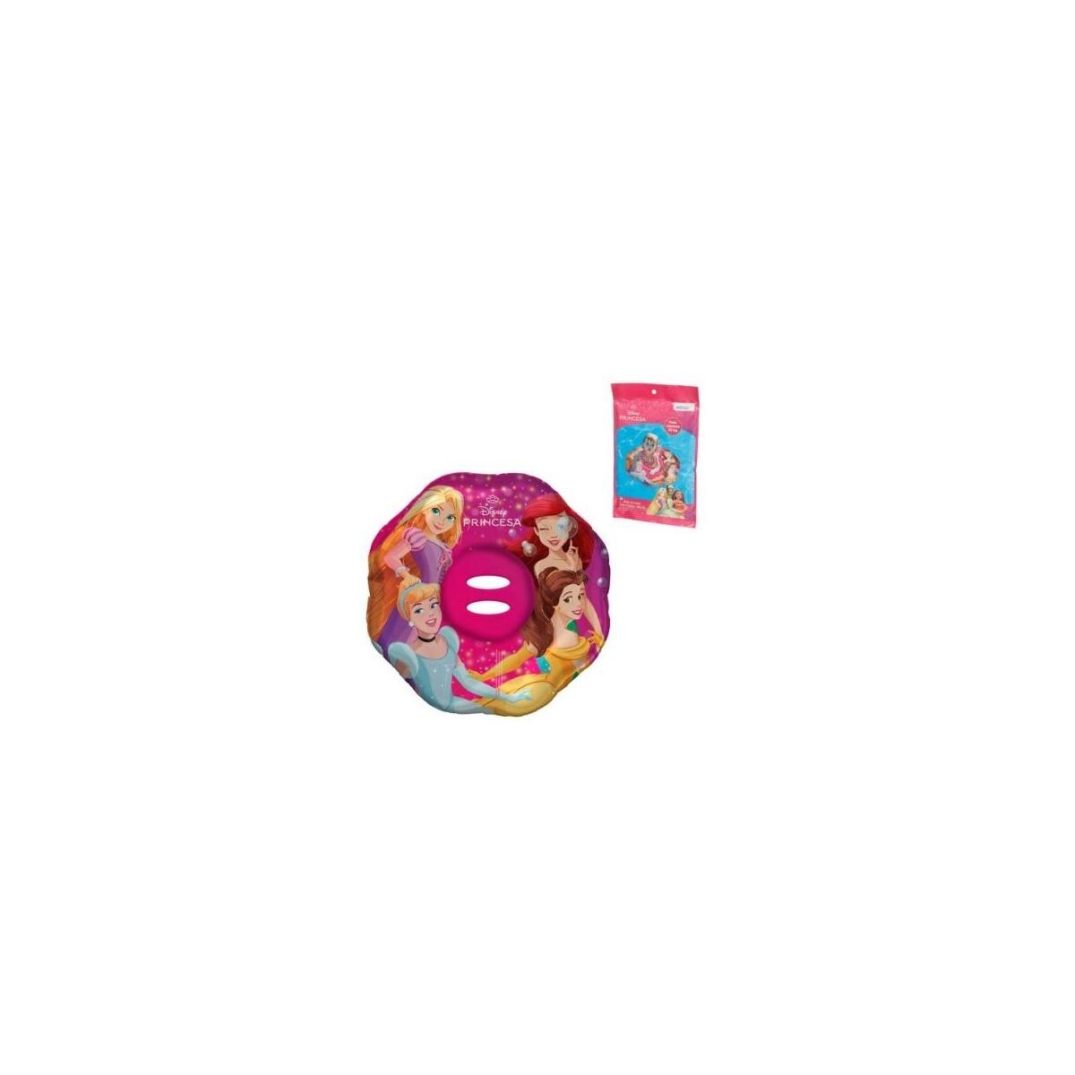 Boia Circular Infantil Princesas - Flutuador de Piscina Rosa 50cm