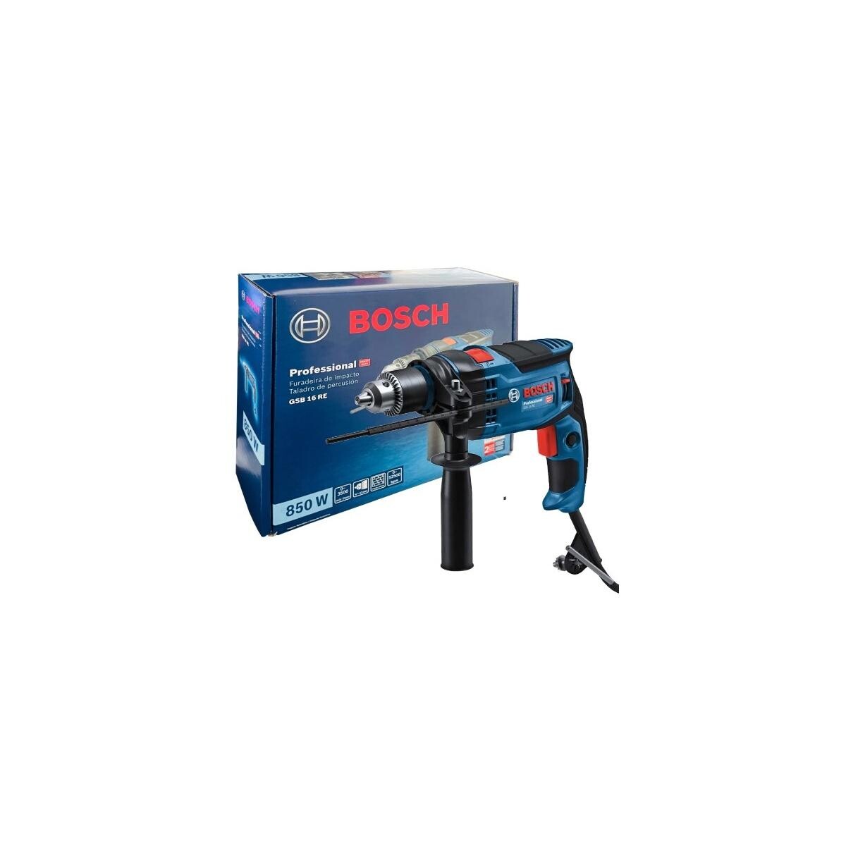Furadeira de Impacto Bosch Gsb 16 850w Profissional
