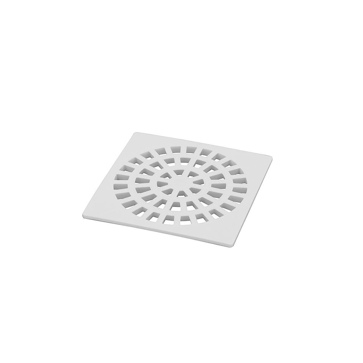 Grelha Pvc Quadrada 100mm Krona Sem Base para Ralo