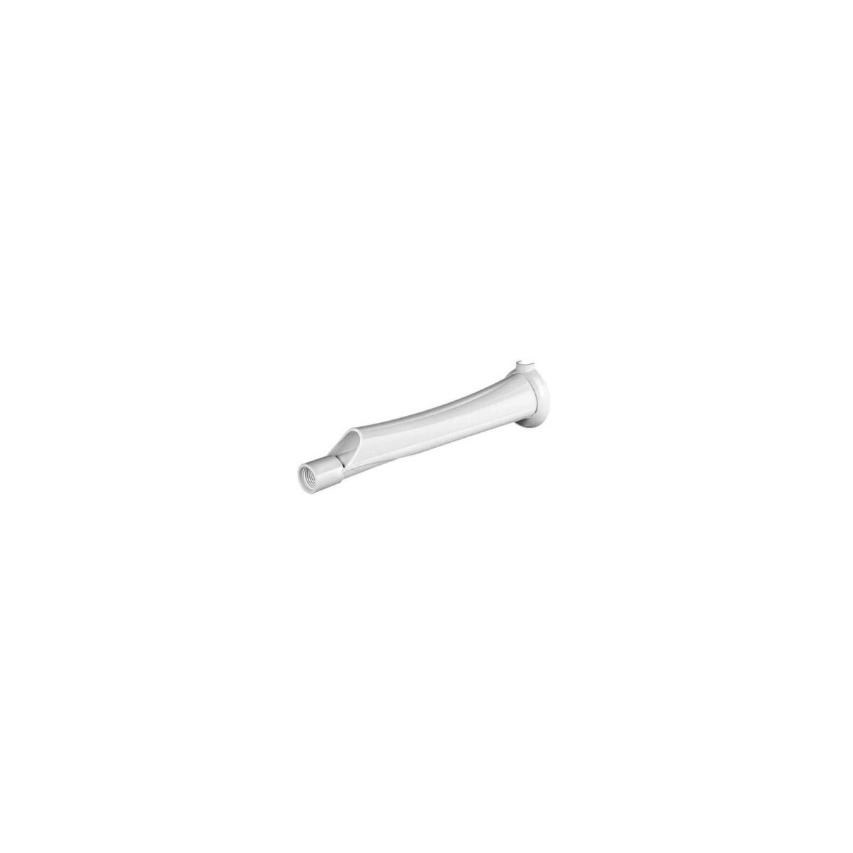 Cano Braço Chuveiro Lorenzetti 30cm Branco 1/2 Esconde Fios